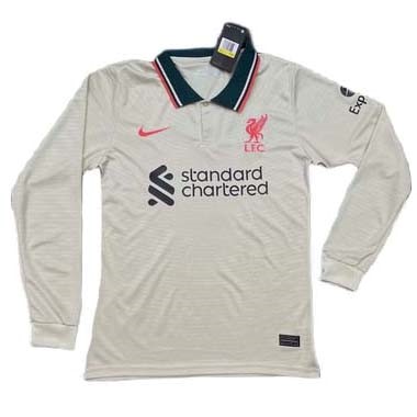 Tailandia Camiseta Liverpool Replica Segunda Ropa ML 2021/22